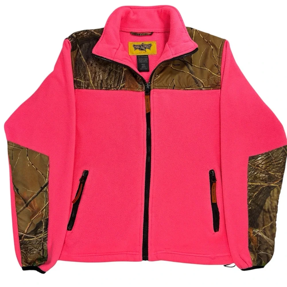 TrailQuest Fleece Full Zip Jacket Size Large Boys’